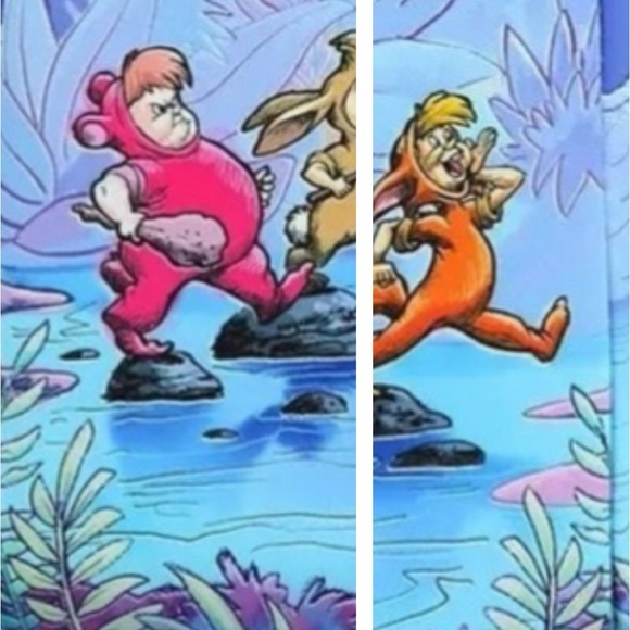 Disney Loungefly Peter Pan Lost Boys Skipping Over River Rocks Mini Backpack NWT - Picture 10 of 15